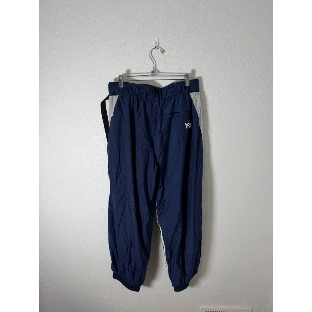 Adidas Y-3 3-STRIPES NYLON SHELL PANTS Yohji Yamamoto Size Medium New - Picture 5 of 9